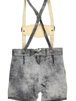 Lederhose in Grau