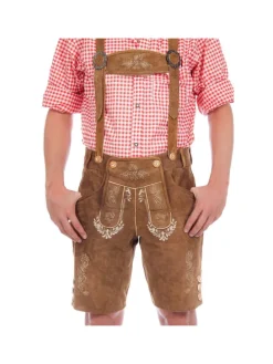 Lederhose in hellbraun