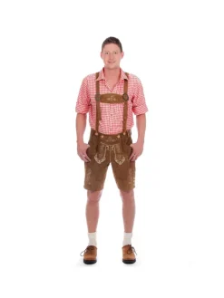 Lederhose in hellbraun