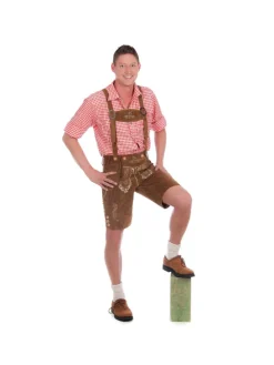 Lederhose in hellbraun