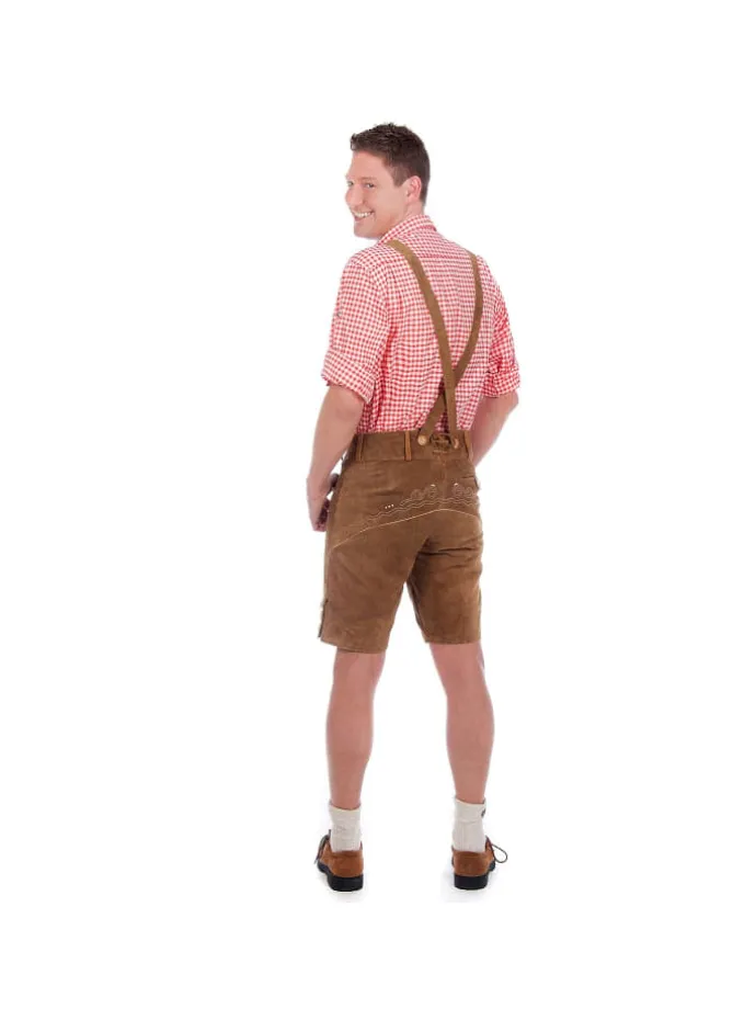 Lederhose in hellbraun