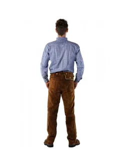 Lederhose in mittelbraun