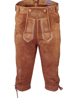 Lederhose in mittelbraun
