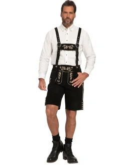 Lederhose in schwarz