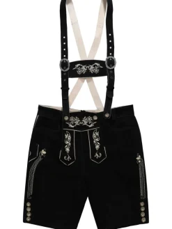Lederhose in schwarz