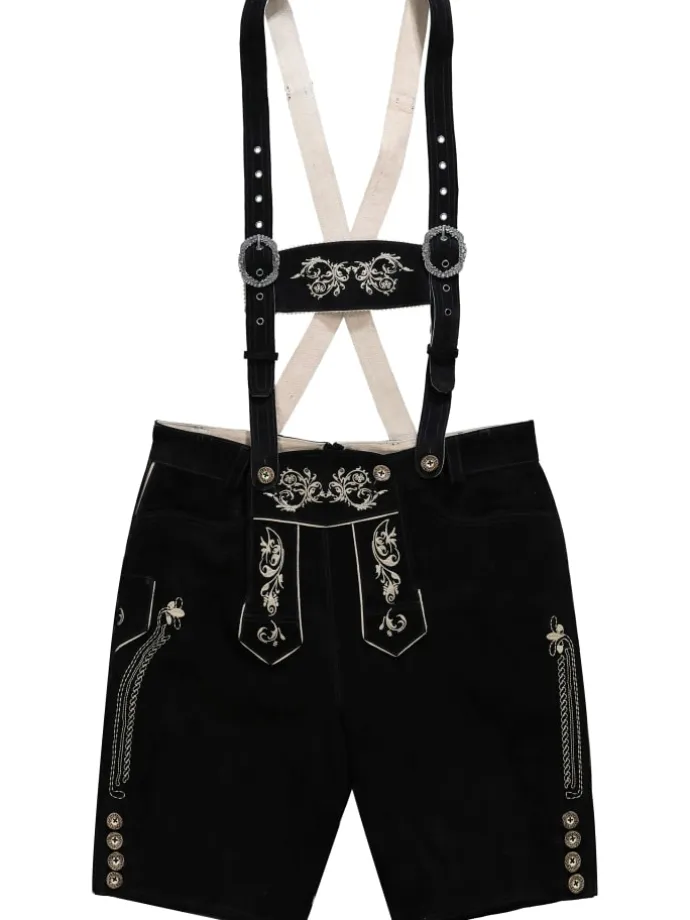 Lederhose in schwarz