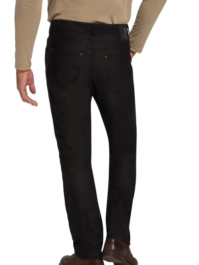 Lederhose in schwarz