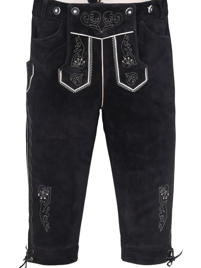 Lederhose in schwarz