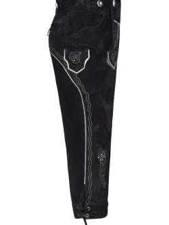 Lederhose in schwarz