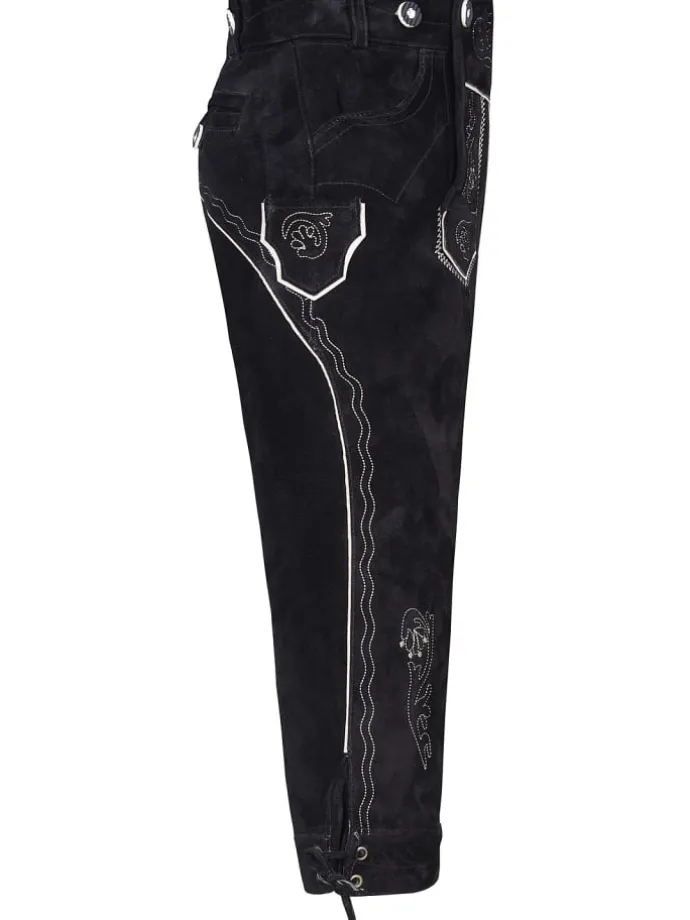 Lederhose in schwarz