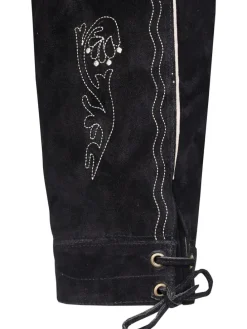 Lederhose in schwarz