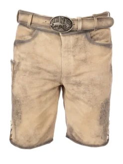 Lederhose JONAS-gespeckt in natur