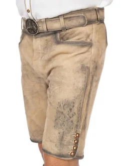 Lederhose JONAS-gespeckt in natur