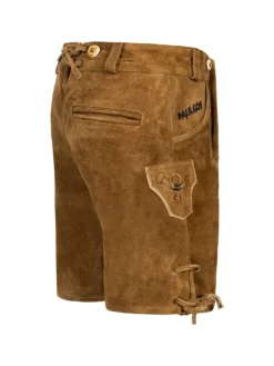 Lederhose Kurz Echtleder KK2 in Hellbraun