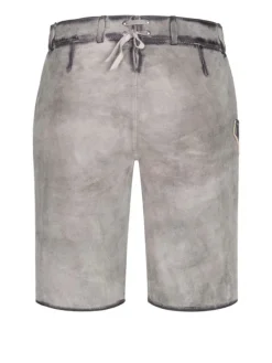 Lederhose kurz Tiana L in Silber