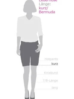 Lederhose kurz Tiana L in Silber