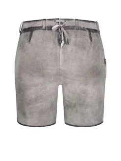 Lederhose kurz Tiana M in Silber