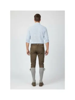Lederhose Leifers in grau