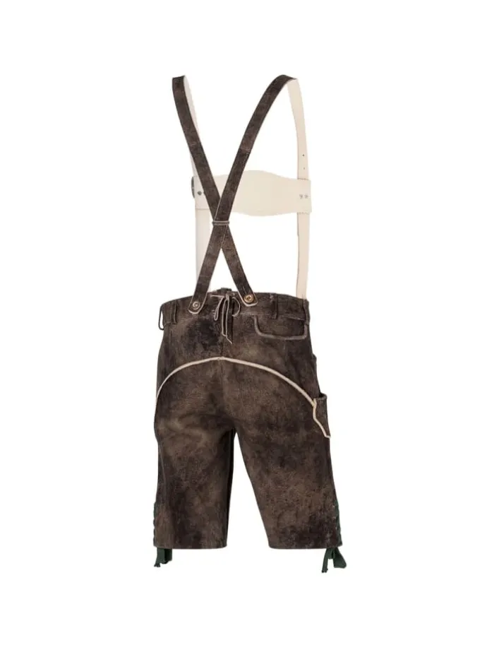 Lederhose Leopold K20 in Grün