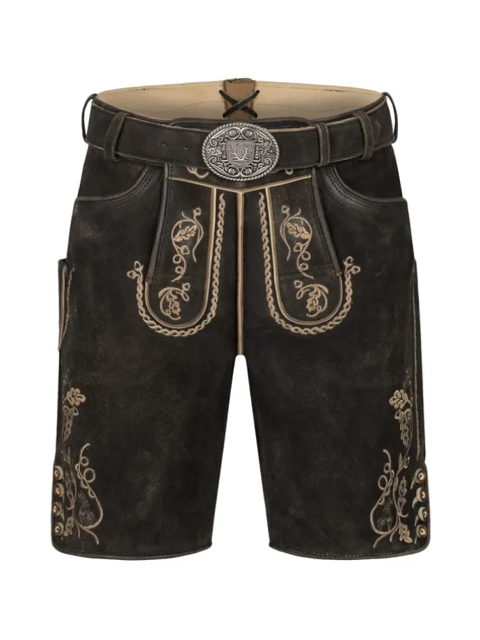 Lederhose Orlando in braun