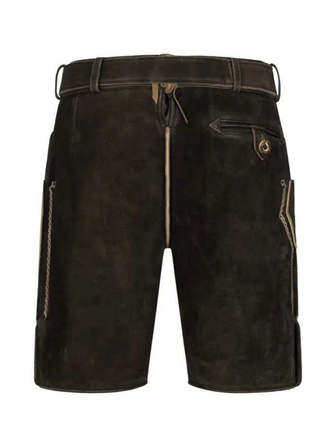 Lederhose Orlando in braun
