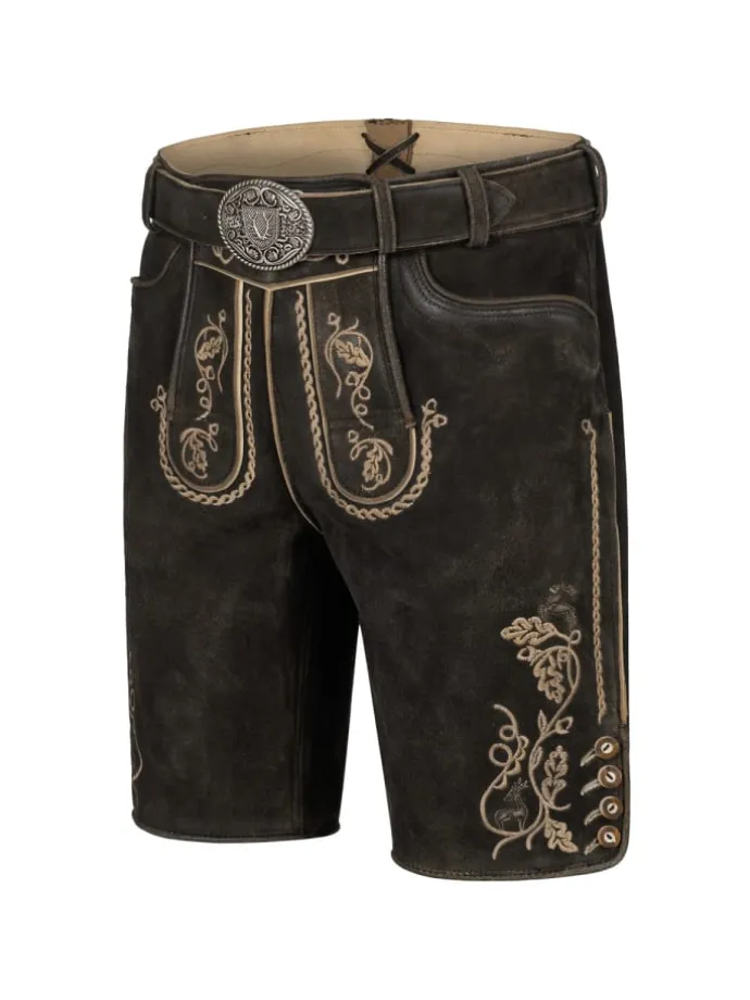 Lederhose Orlando in braun