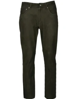 Lederhose Phill in oliv