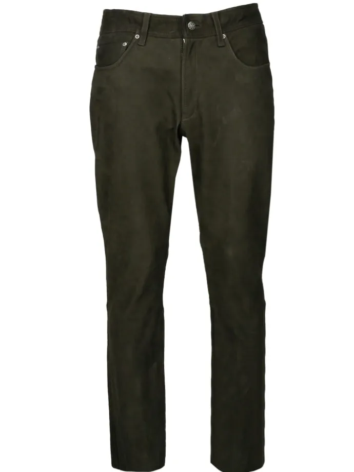 Lederhose Phill in oliv