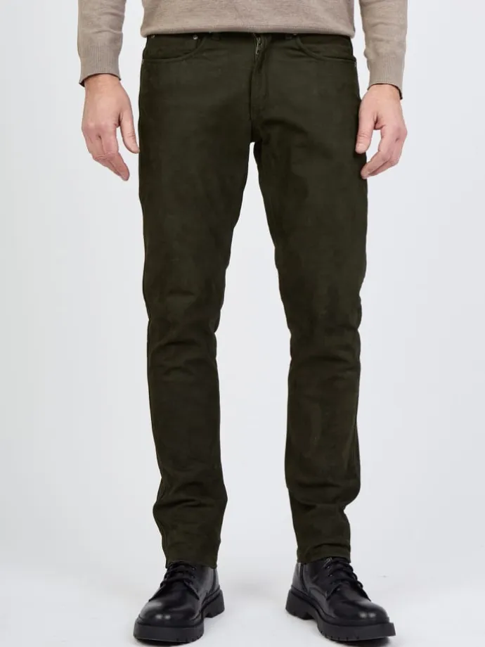Lederhose Phill in oliv