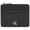 Leder-Kartenetui  in Schwarz - (B)10,5 x (H)8,5 x (T)0,50 cm
