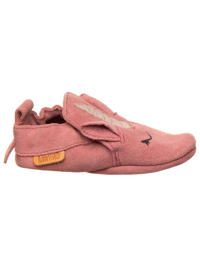 Leder-Krabbelschuhe in Rot