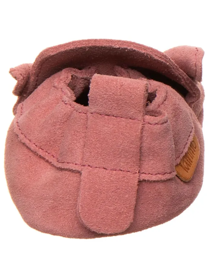 Leder-Krabbelschuhe in Rot