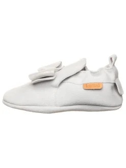 Leder-Krabbelschuhe in Weiß