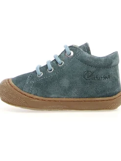 Leder-Lauflernschuhe "Cocoon" in Türkis