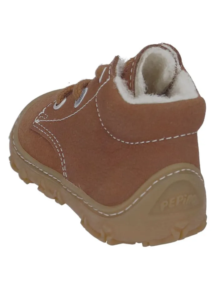 Leder-Lauflernschuhe "Coiln" in Hellbraun