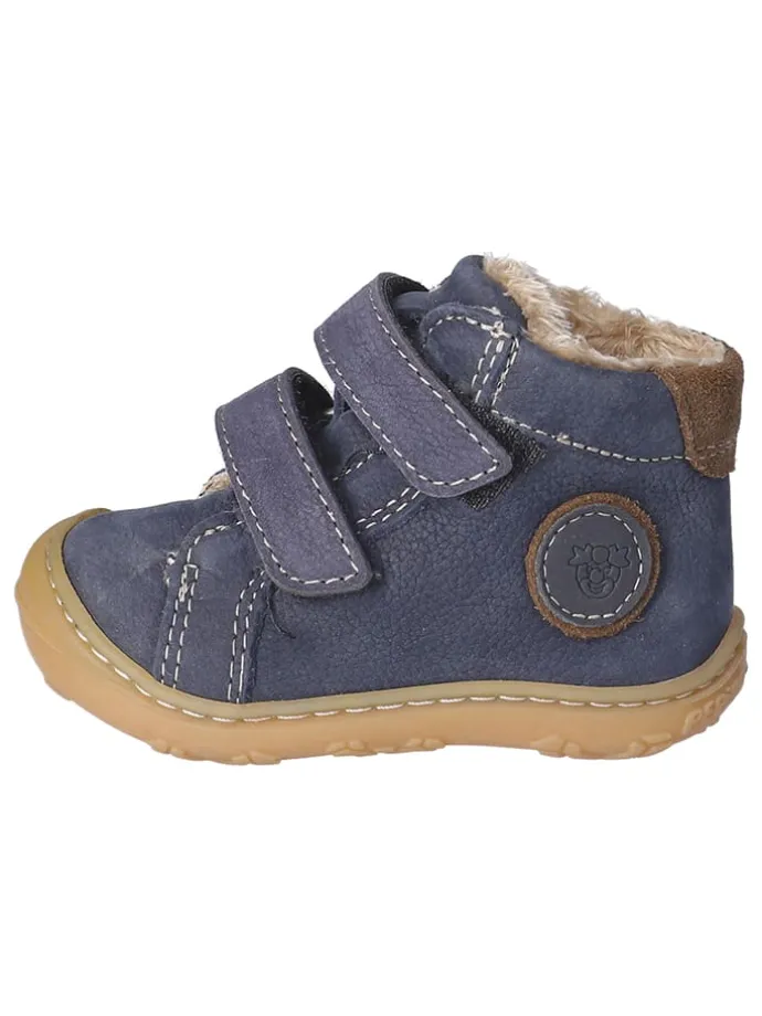 Leder-Lauflernschuhe "Gedo" in Dunkelblau