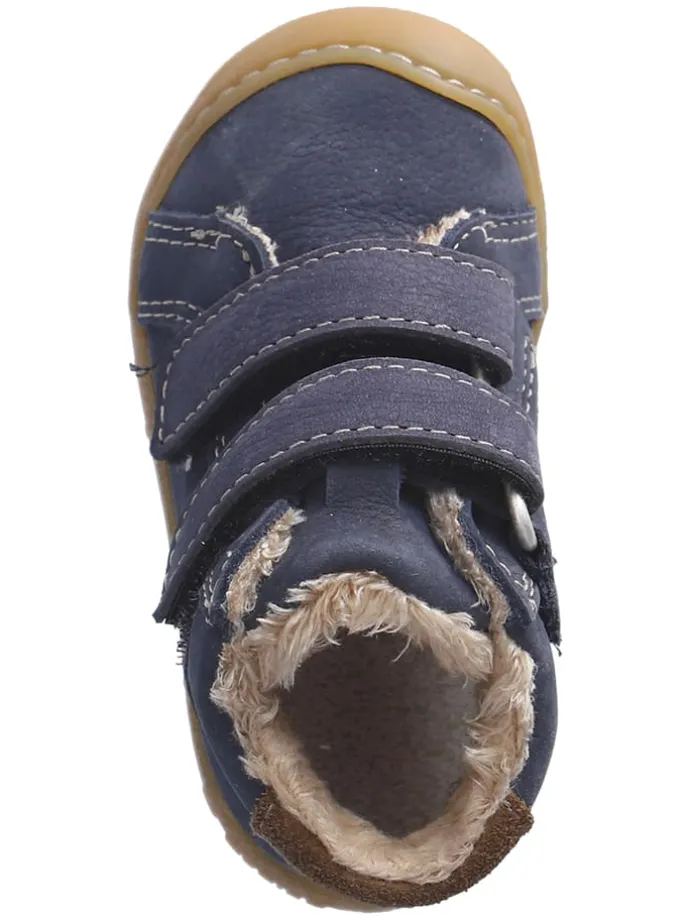 Leder-Lauflernschuhe "Gedo" in Dunkelblau