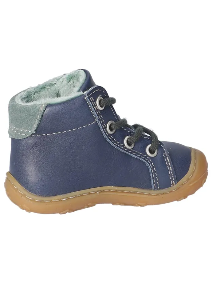 Leder-Lauflernschuhe "Georgie" in Dunkelblau