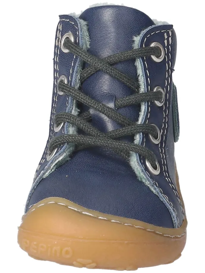 Leder-Lauflernschuhe "Georgie" in Dunkelblau