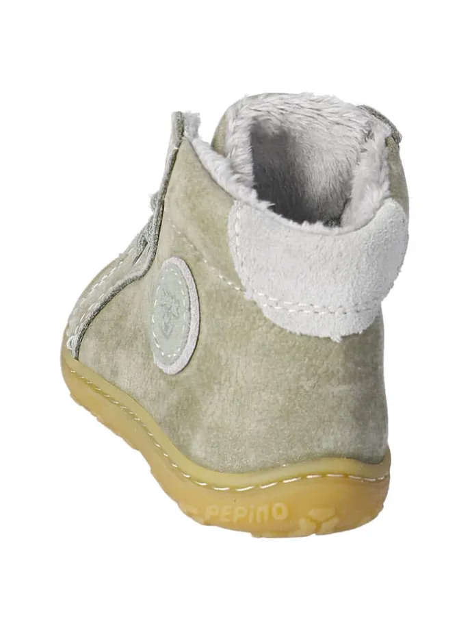 Leder-Lauflernschuhe "Georgie" in Grau