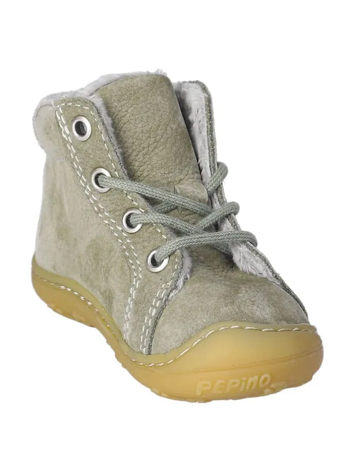 Leder-Lauflernschuhe "Georgie" in Grau