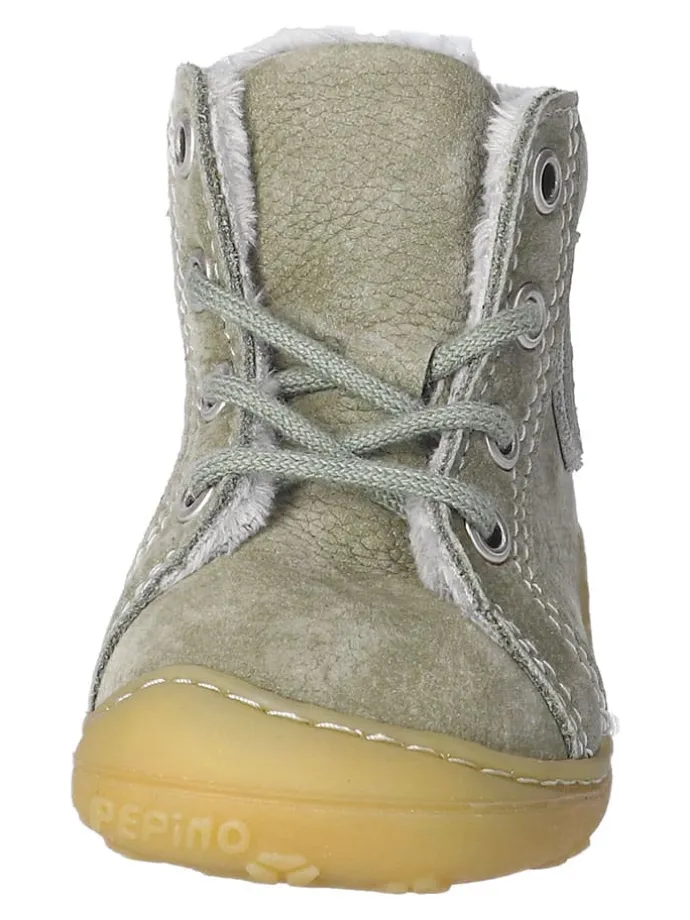 Leder-Lauflernschuhe "Georgie" in Grau