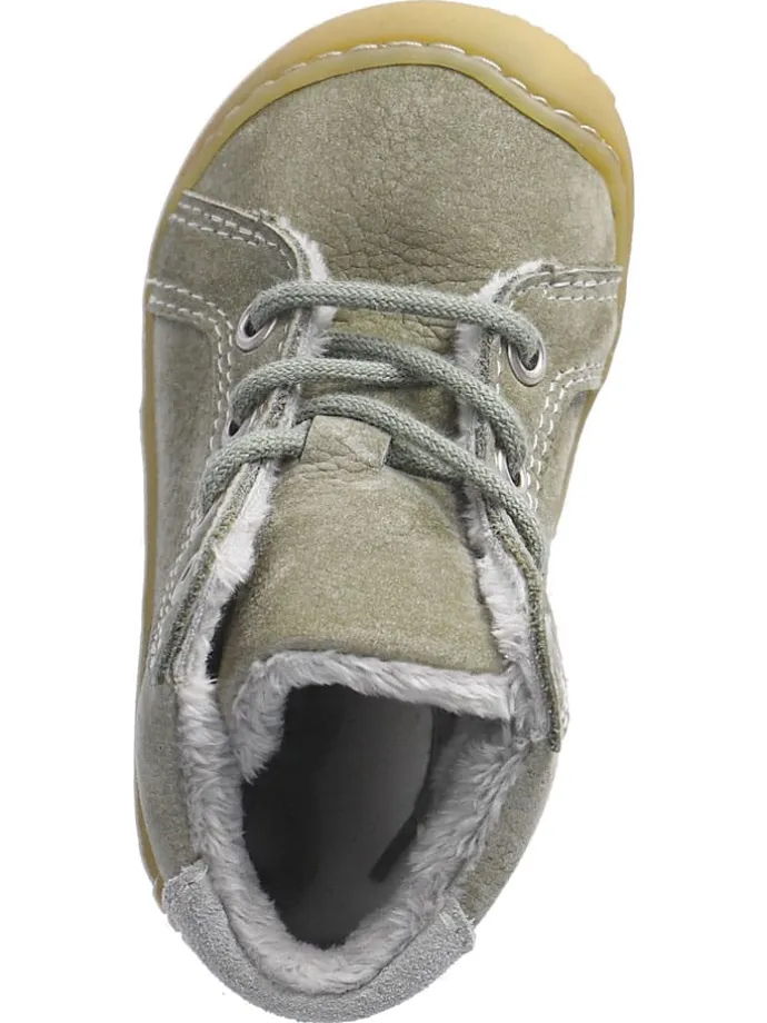 Leder-Lauflernschuhe "Georgie" in Grau