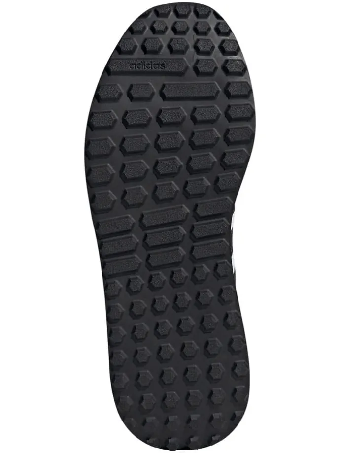Leder-Laufschuhe "Run 84" in Weiß/ Schwarz/ Beige