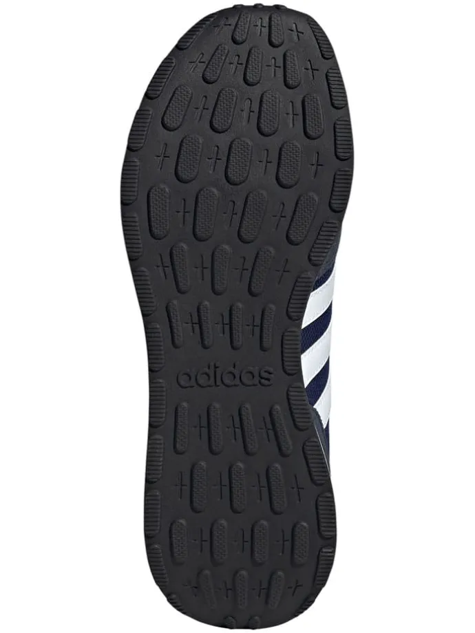 Leder-Laufschuhe "RUN 60s" in Dunkelblau/ Rot/ Weiß