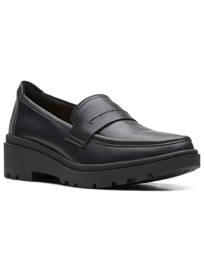 Leder-Mokassins "Calla Ease" in Schwarz