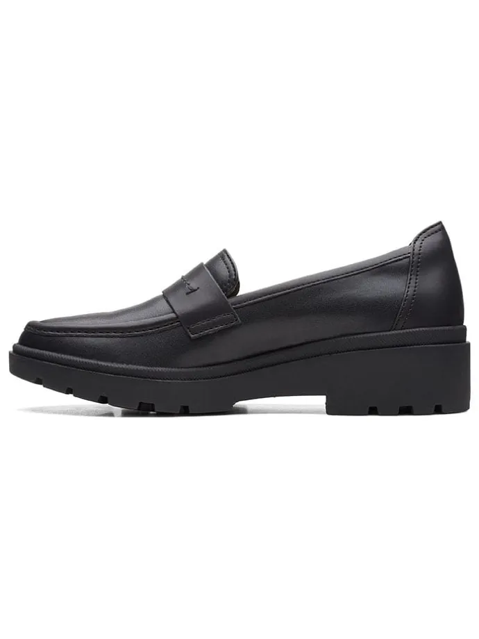 Leder-Mokassins "Calla Ease" in Schwarz