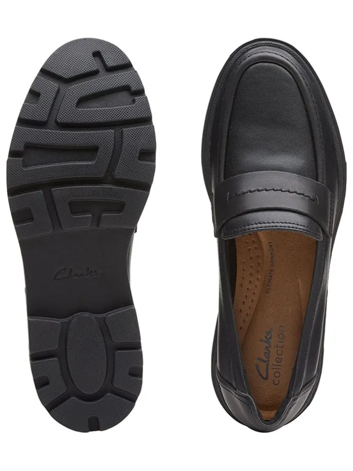 Leder-Mokassins "Calla Ease" in Schwarz