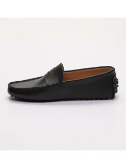 Leder-Mokassins