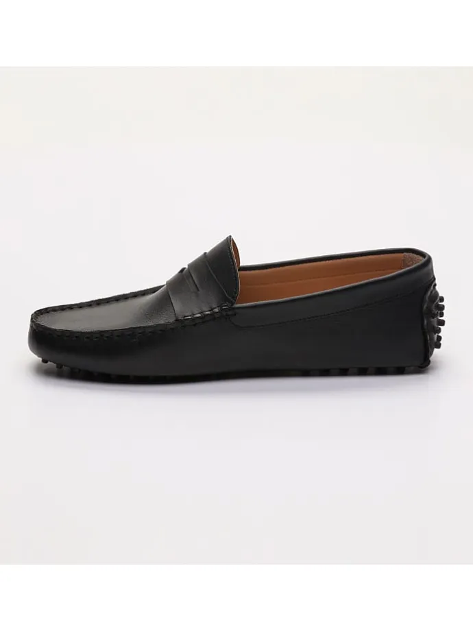 Leder-Mokassins "Cole" in Schwarz